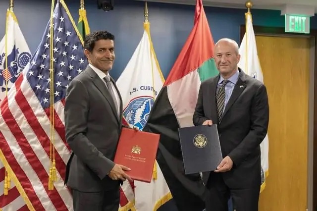 UAE signs agreement to strengthen customs cooperation with United States