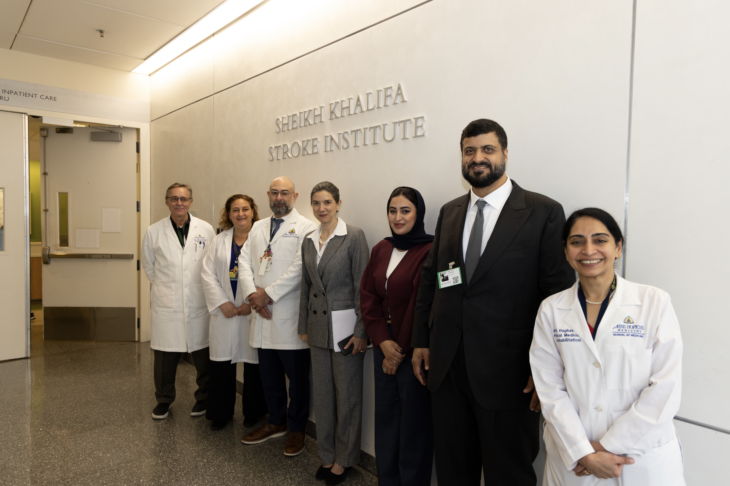 Dr Maha and JHU Officials 