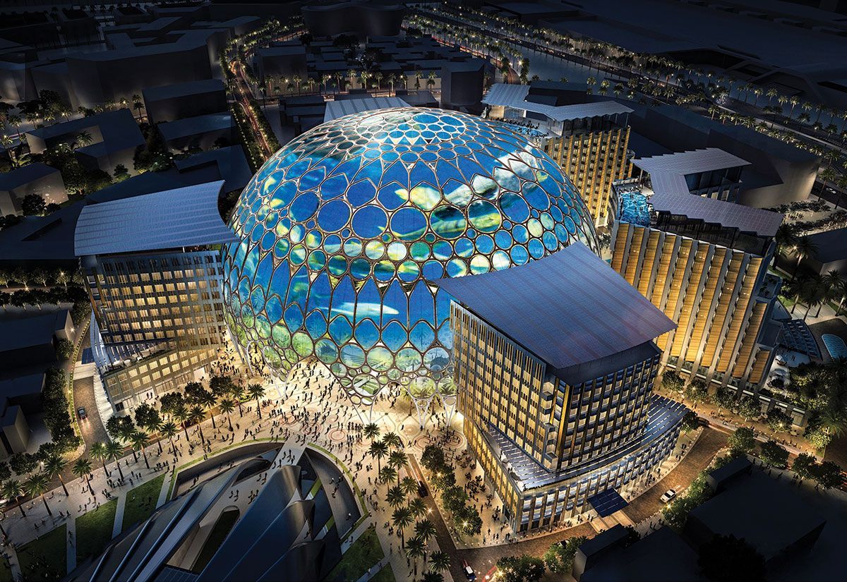 Expo 2020 Dubai Daytime - UAE - Connecting Minds, Creating the