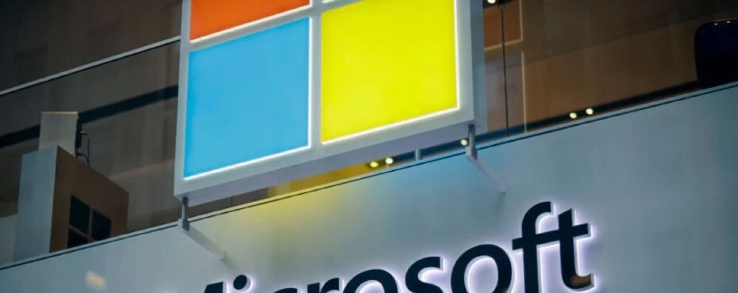 Microsoft sign and logo 