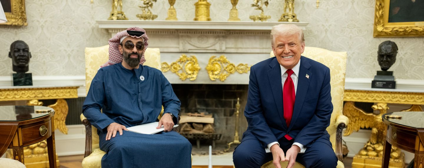 Tahnoon bin Zayed meets Donald Trump