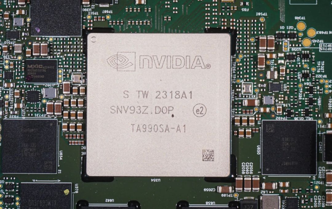 A Nvidia chip displayed at the Mobile World Congress in Shanghai on June 26, 2024.