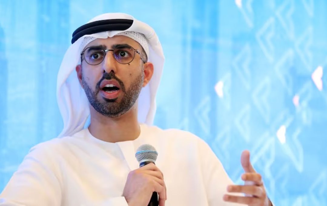 Omar Al Olama, Minister of State for Artificial Intelligence, Digital Economy and Remote Work Applications, speaking