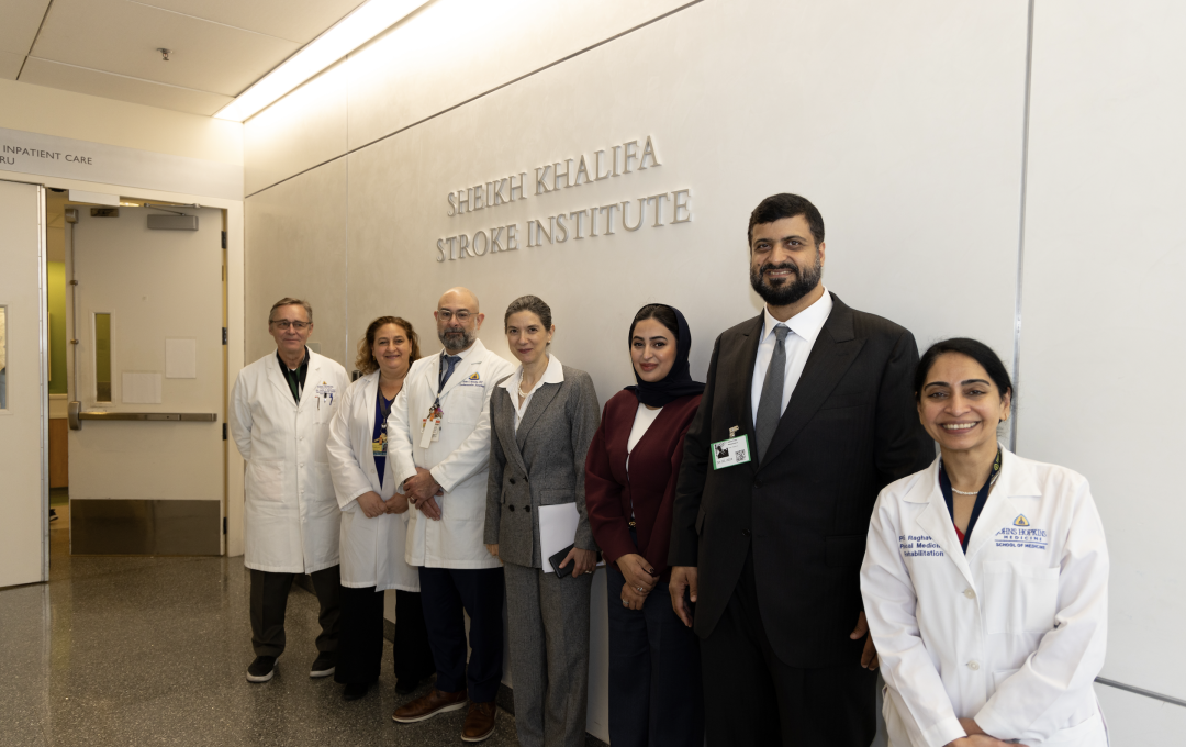 Dr Maha and JHU Officials 